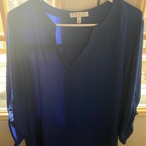 Size Large royal blue blouse